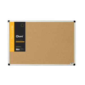 Pizarra de Corcho 45 x 60 (Marco de Aluminio) Olami + Soporte para colgar
