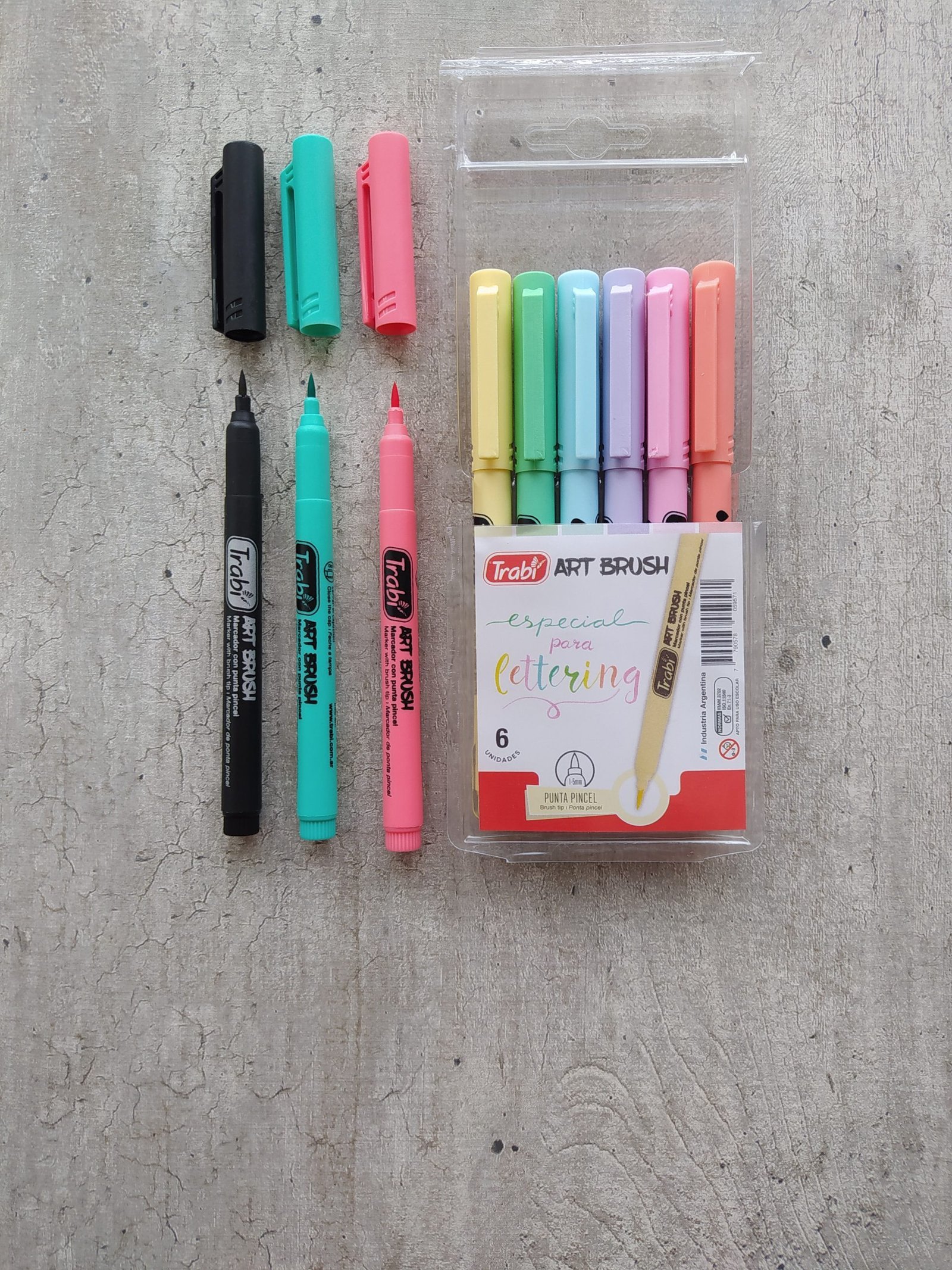 Marcadores Punta Pincel // Pastel // Trabi " Art Brush " (FINITOS)