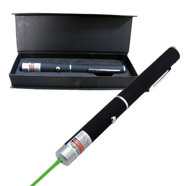Puntero LASER * Green * Verde Con Estuche - Gran Alcance (Apto para Pizarras y exposiciones)