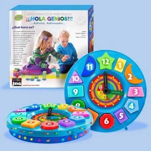 Juego Didáctico " Hola Genios, Que Hora es? "