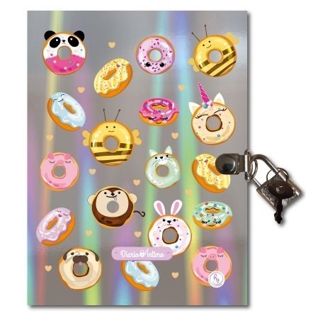 Caja de Regalo "Donas" Box Diario Intimo + Lapicera RY