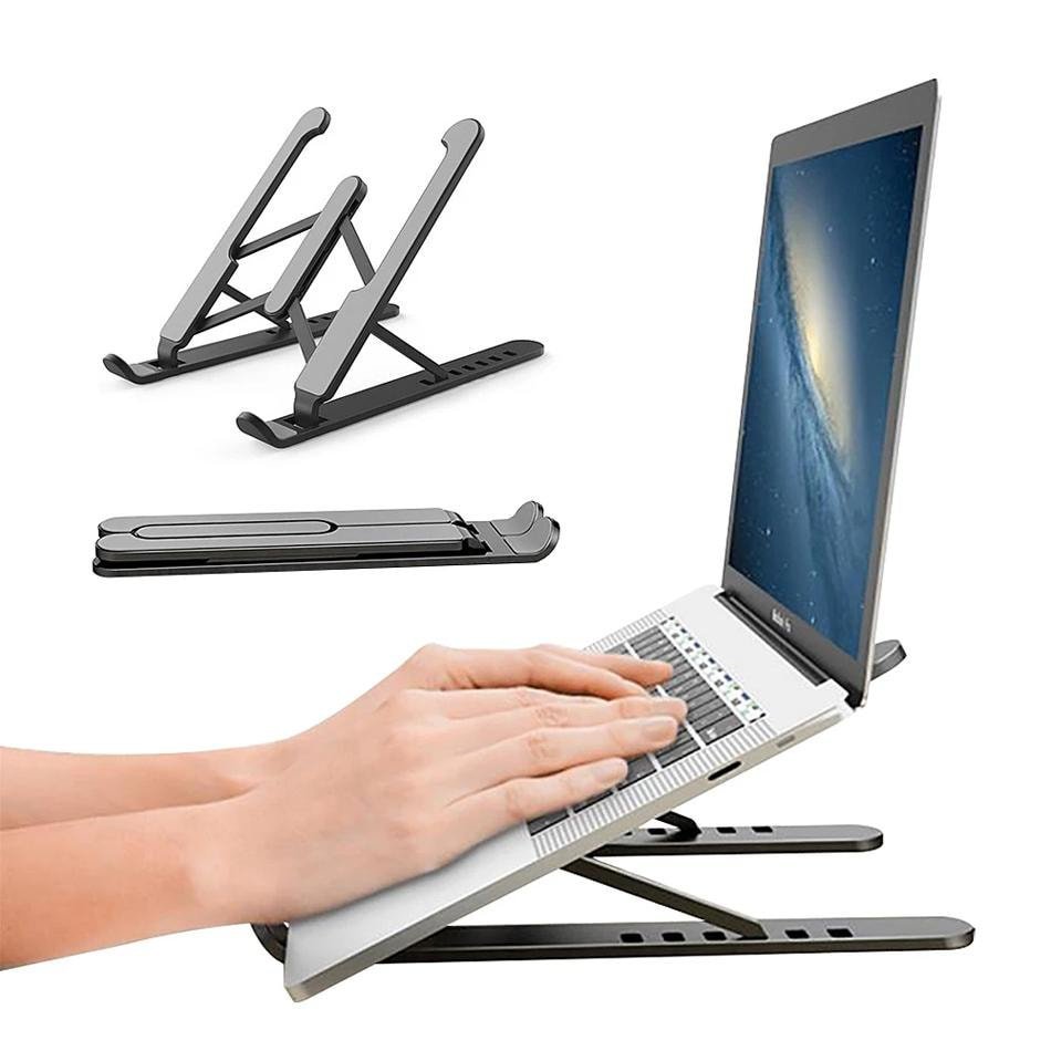 Soporte c/ Barras de - Aluminio - para Notebook / Netbook / Tablet * P1 * Plegable Universal