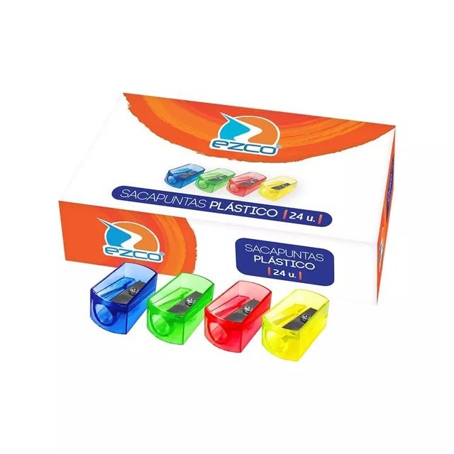 Sacapuntas ** EZCO ** Plástico Económico