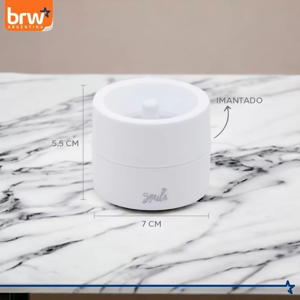 Porta Clips BRW * Blanco * MAGNETICO