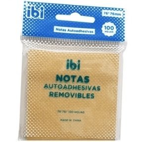 Notas Adhesivas IBI" KRAFT " 75 x 75
