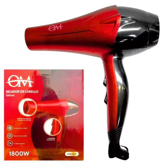 Secador de Pelo "OM DELUXE" 1800W