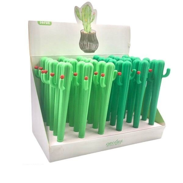 Microfibra " Cactus Corazón" Ultra Fina (Tinta Negra)