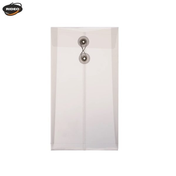 Sobre Plástico " Con Hilo " tamaño A5 (chico) Transparente - Vertical -