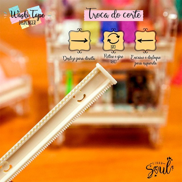 Porta Cintas Adhesivas ACRILICO Premium (washi tapes)