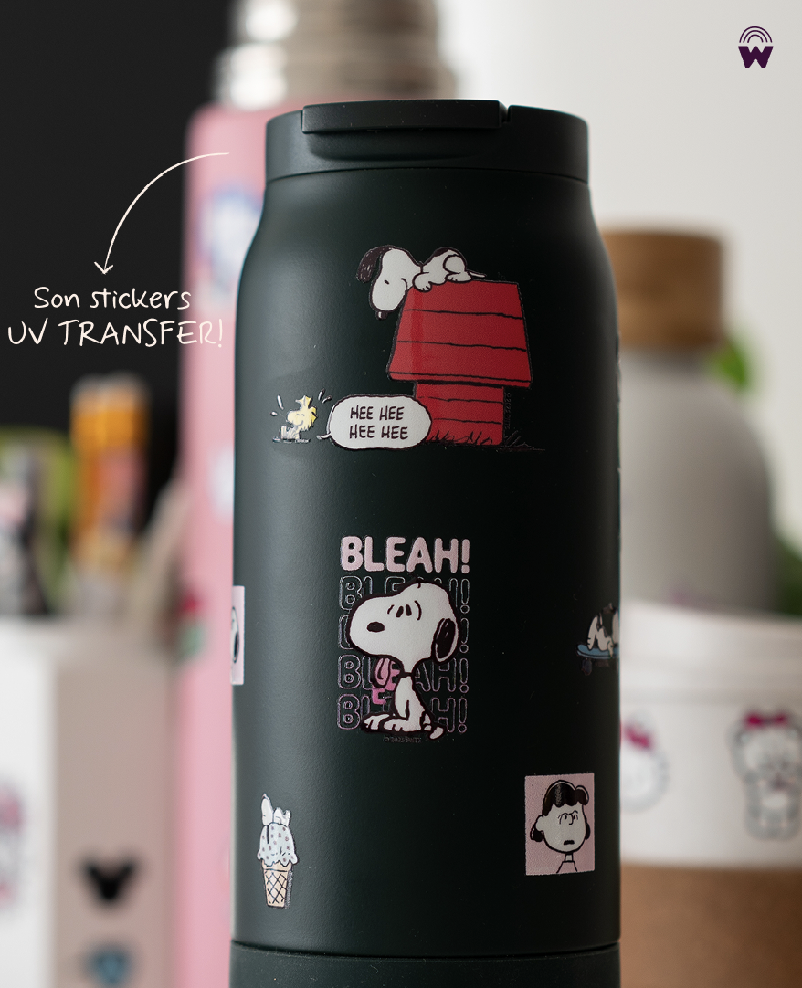 Plancha de Stickers UV * MINNIE MOUSE * RESISTENTE AL AGUA (para B0tellas, Vas0s , T3rmos) x 2 Planchas