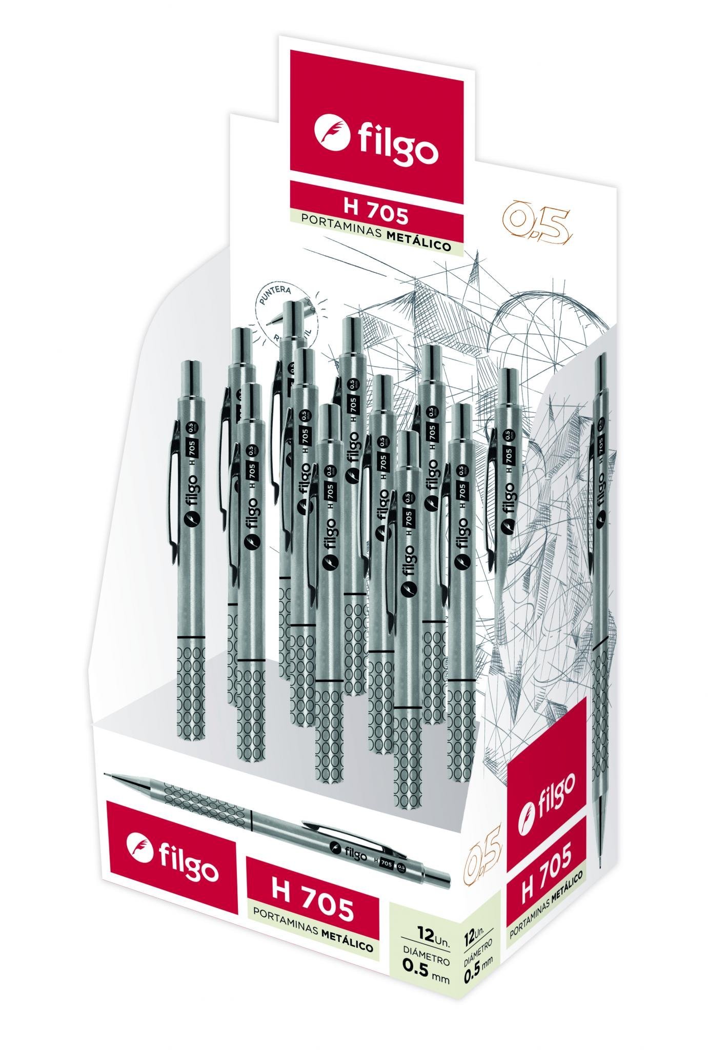 Portamina Metalico Filgo (H-705) 0.5 mm