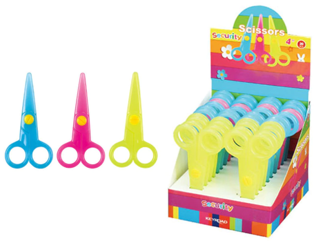 TIJERAS " PLASTICO " KEYROAD (Para las primeras etapas) 12.5 cm