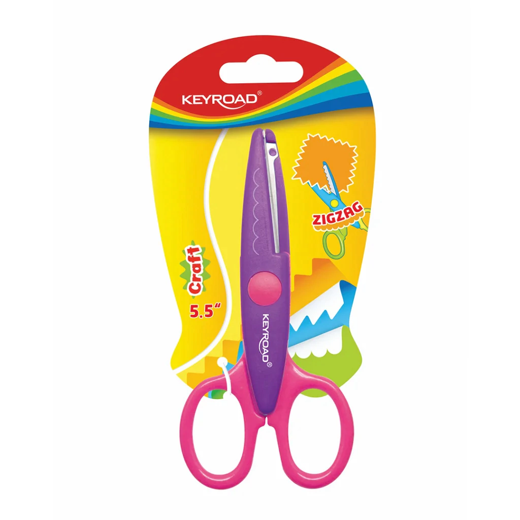 TIJERAS CON FORMAS " MEDIANAS " KEYROAD