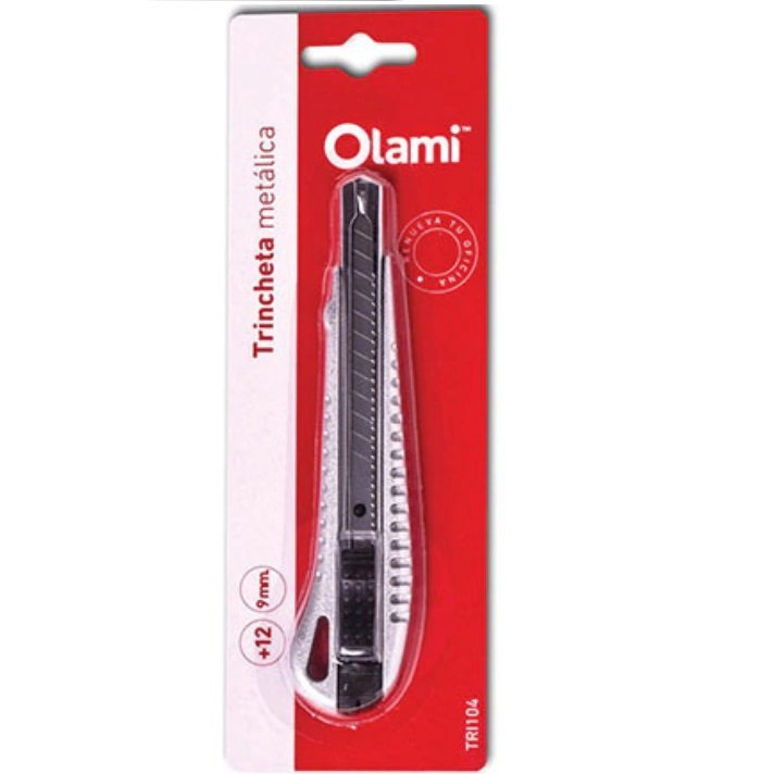Trinchetas Cutter Reforzada METAL 9 mm (Finas) Olami