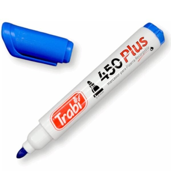 Marcador para Pizarra ** Azul 450 **  RECARGABLE Trabi