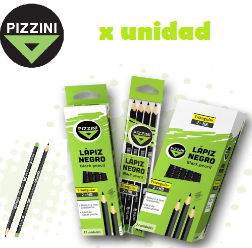 Lapiz Negro Pizzini Grafito x unidad