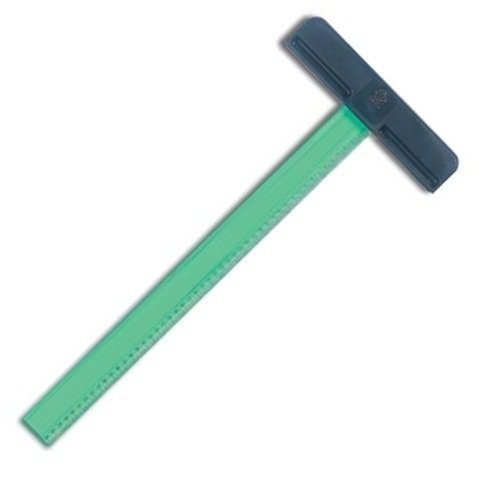 Regla " T " PIZZINI Rigida 50 cm x Unidad  (Verde)