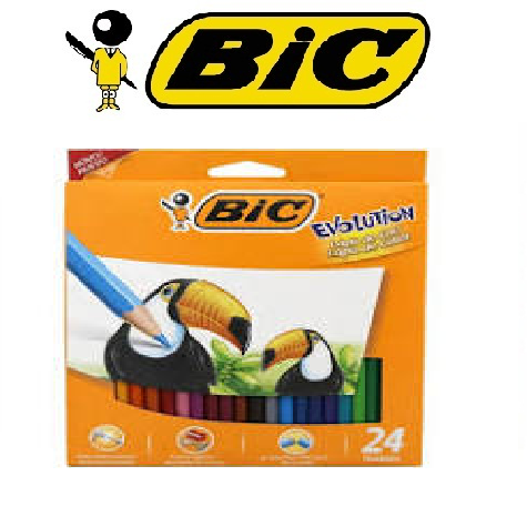 Lapices Bic x 24 Colores