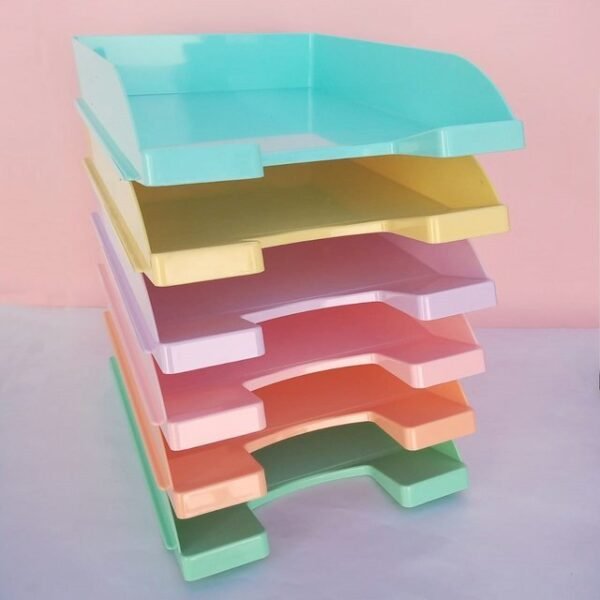 Bandejas Apilables Liggo // Pastel // Oficio X UNIDAD