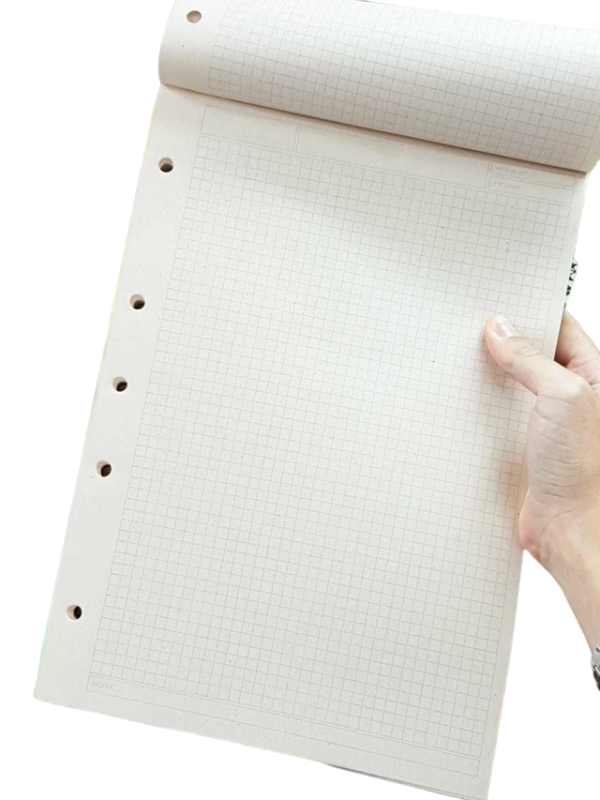 Block Pegado Ledesma "NATURAL" A4 80 Hojas de 75 gr (Exito) Rayado / Cuadriculado / Liso