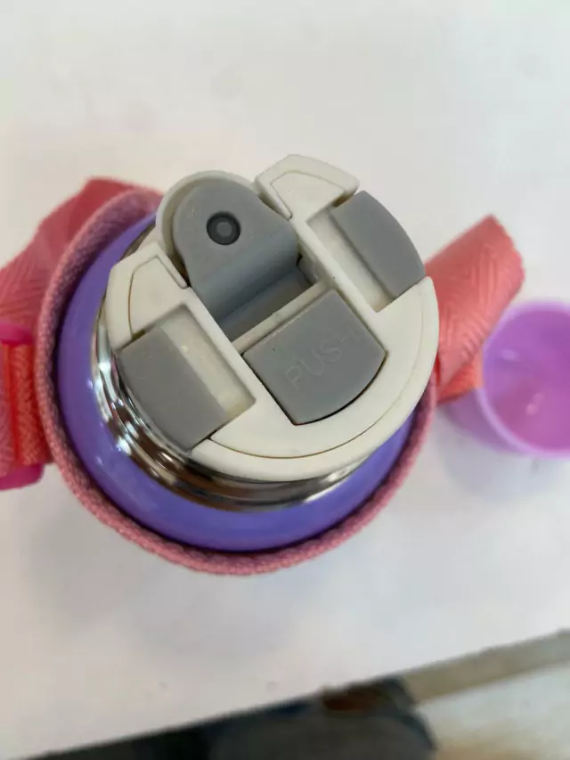 BOTELLA / TERMO INFANTIL * RENO * C/ FUNDA 2 EN 1 ---> TAPA DE TERMO + PICO TIPO SORBETE 500ML ACERO INOXIDABLE