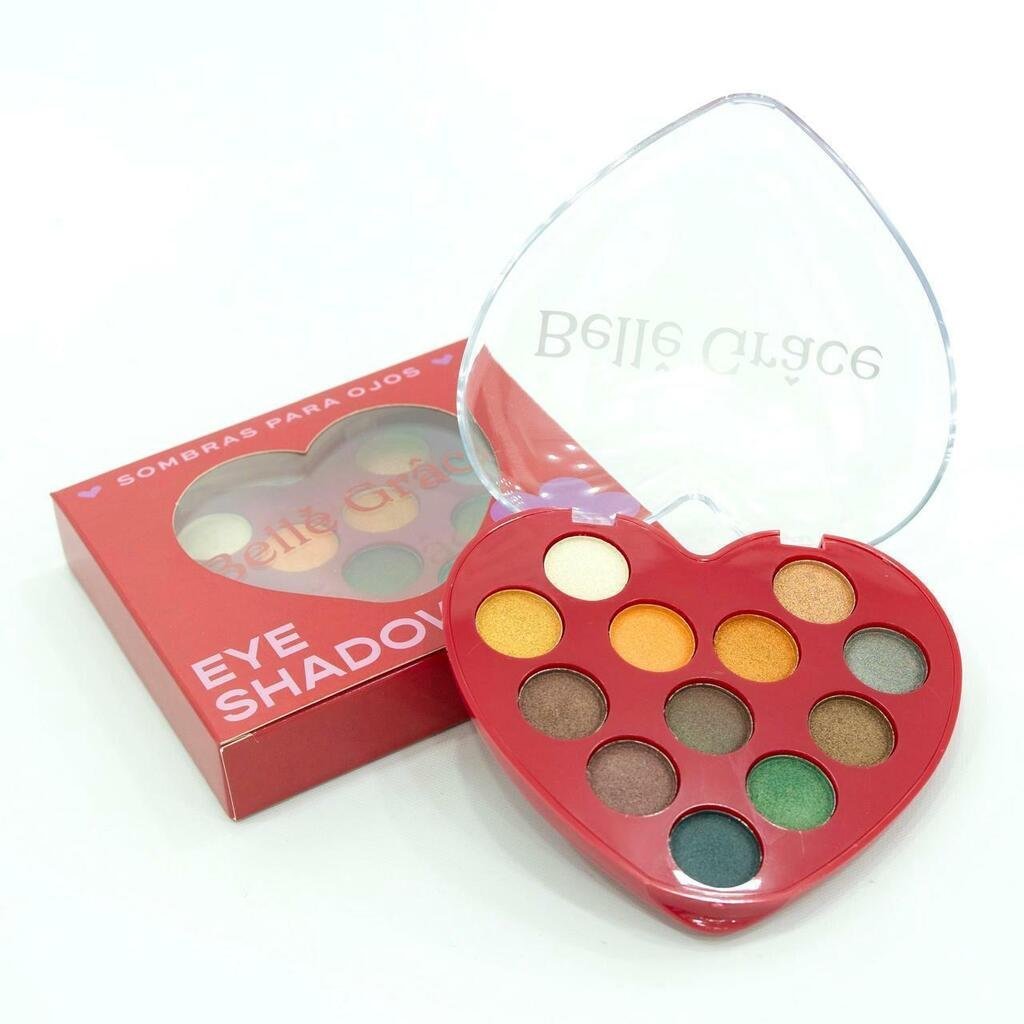 Sombras para Ojos * Corazón * - 12 Tonos