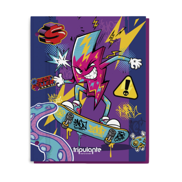 Tapa de Carpeta Escolar N3 " RAYO " TRIPULANTE