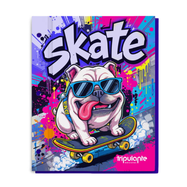 Tapa de Carpeta Escolar N3 " SKATE " TRIPULANTE