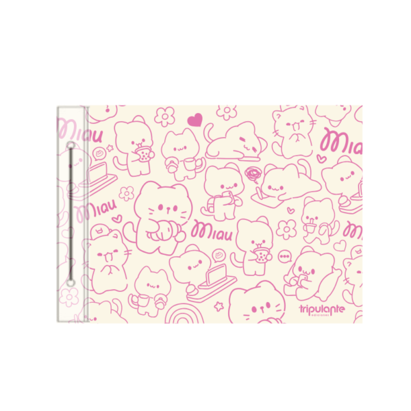 Tapa de Carpeta de dibujo N5 " MIAU MIAU GATITOS " TRIPULANTE