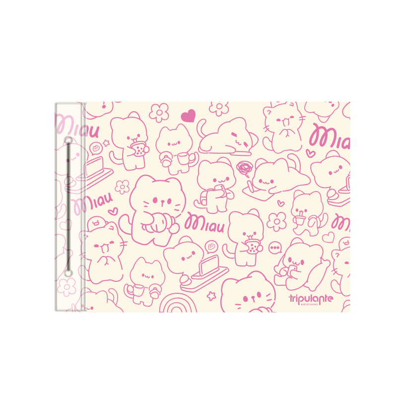 Tapa de Carpeta de dibujo N5 " MIAU MIAU GATITOS " TRIPULANTE