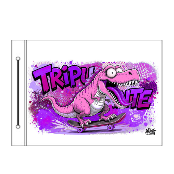 Tapa de Carpeta de dibujo N5 " STREET ART DINO " TRIPULANTE