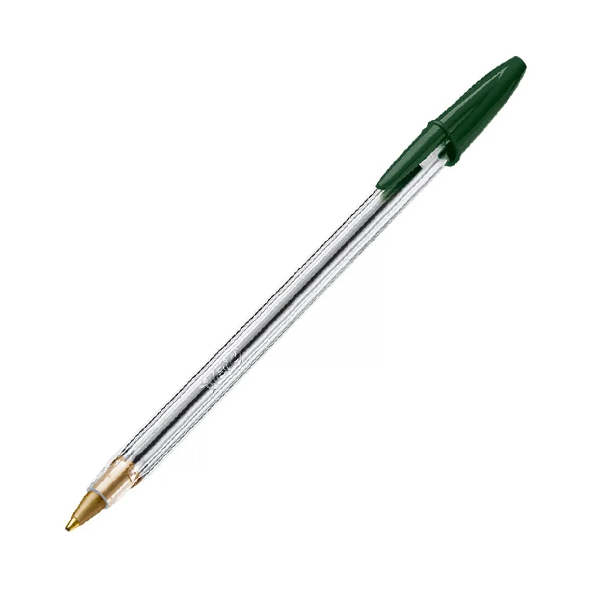 Lapicera Bic - Trazo Medio Cristal VERDE - 1.0 mm x Unidad