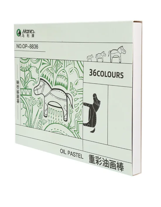 Pasteles al Oleo - Maries x 36 colores + Porta-Crayon