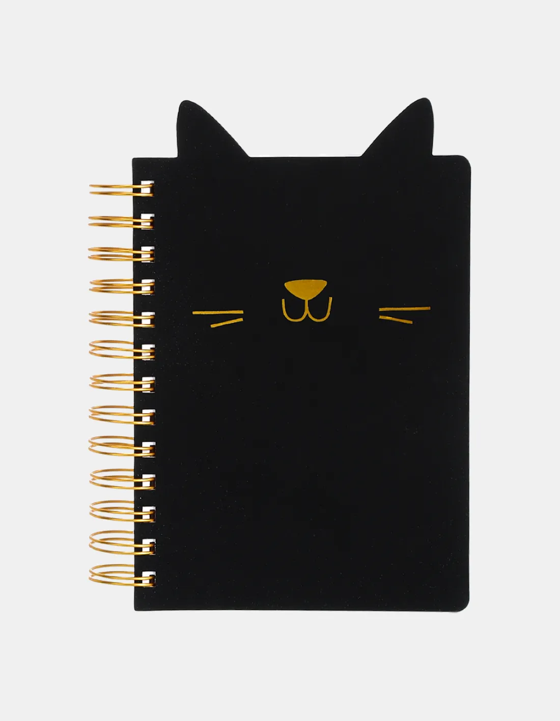 LIBRETAS  - GATITO NEGRO - C/ ESPIRAL 10 X 15 A6 (HOJA RAYADA)