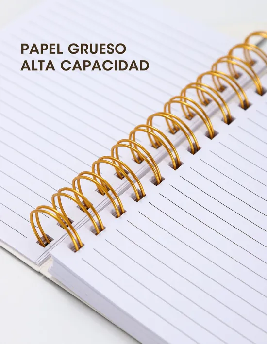 LIBRETAS  - GATITO NEGRO - C/ ESPIRAL 10 X 15 A6 (HOJA RAYADA)