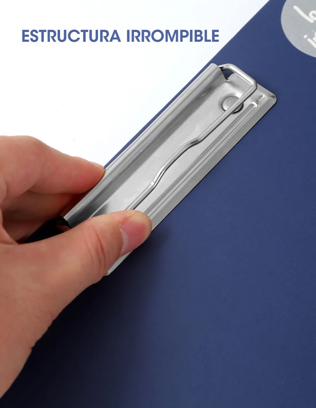 Porta Block - WILKO C/ BLOCK DE 100 HOJAS + ORGANIZADOR DE PAPELES (Interno) - RAYADO tamaño A4 (Mediano) REFORZADO