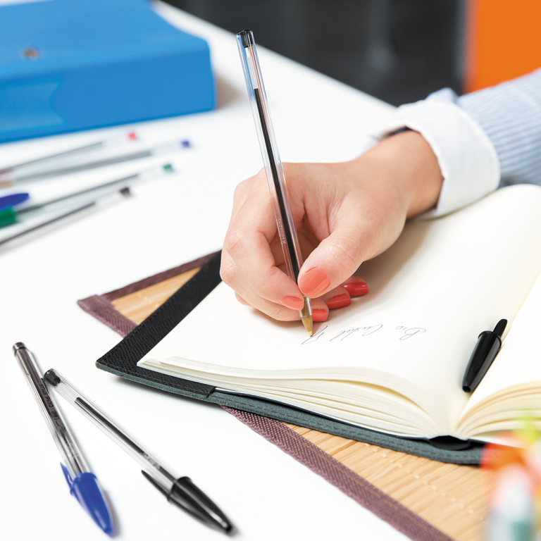 Lapicera Bic - Trazo Medio Cristal NEGRO - 1.0 mm x Unidad