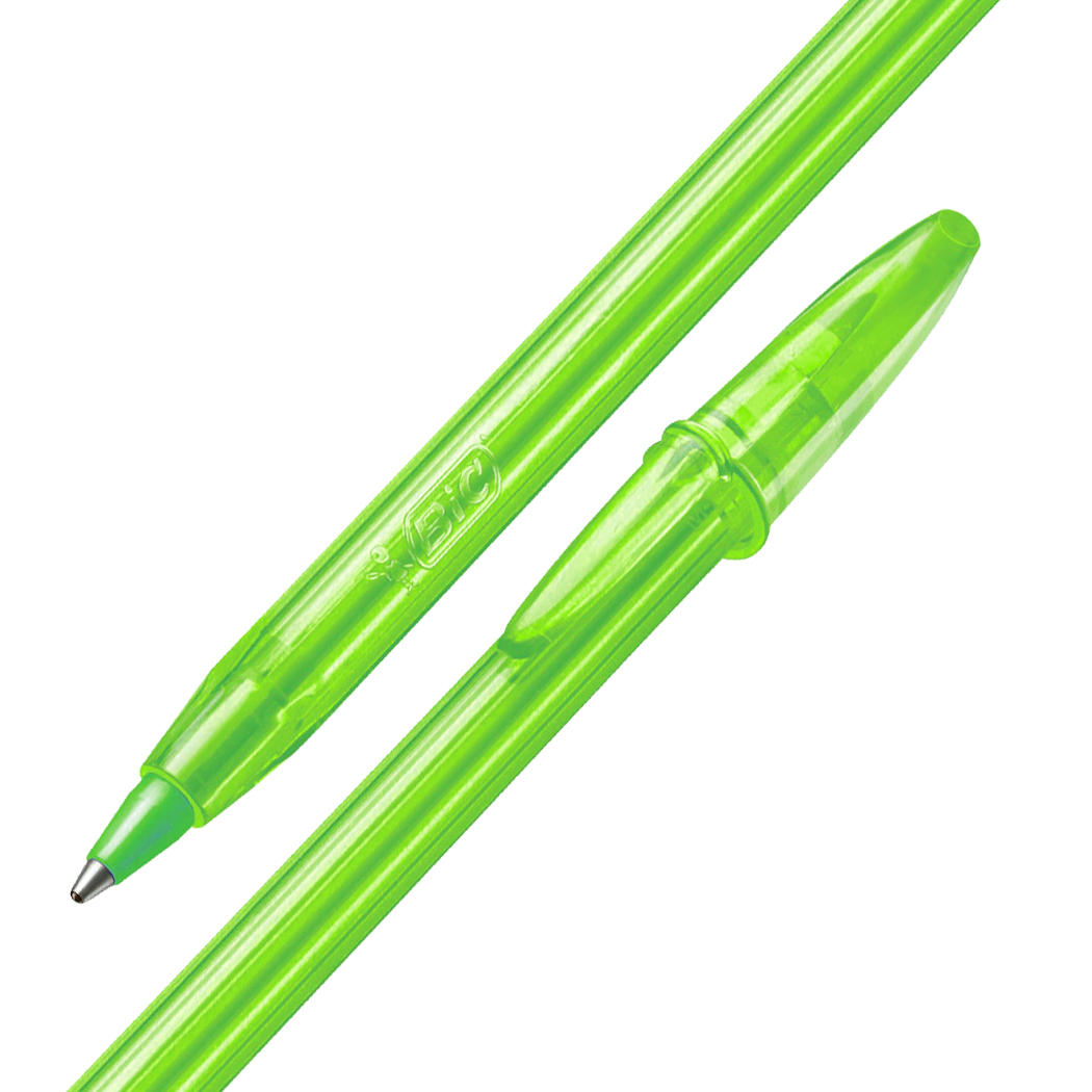 Lapicera Bic de Color - FASHION  VERDE LIMA - 1.2 mm x Unidad