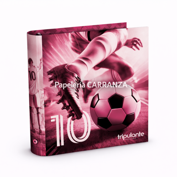 Carpetas 3 anillos " FUTBOL " Tripulante