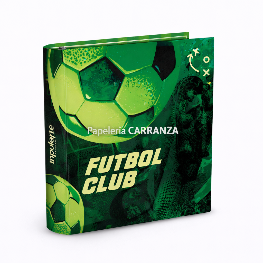Carpetas 3 anillos " FUTBOL " Tripulante