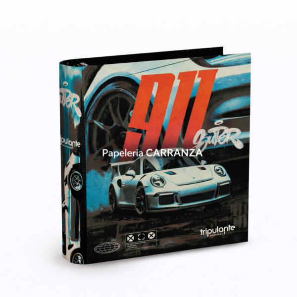 Carpetas 3 anillos " AUTOS DEPORTIVOS " Tripulante