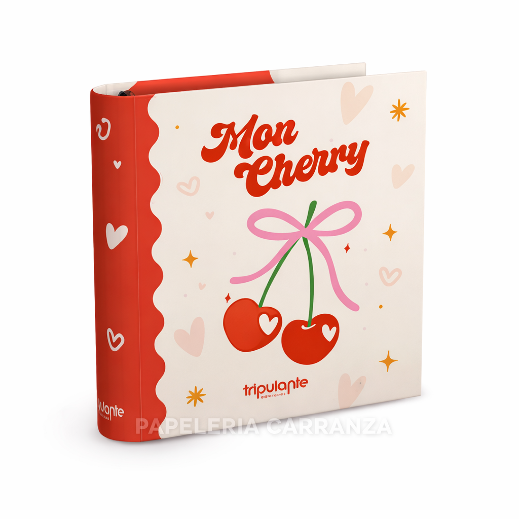 Carpetas 3 anillos " CHERRY " Tripulante