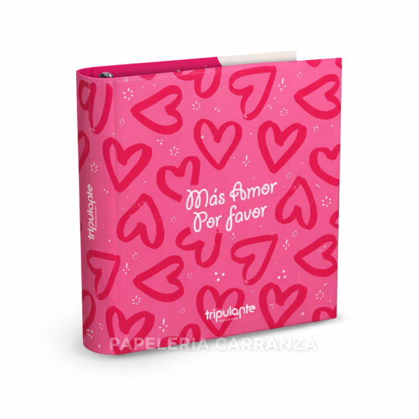 Carpetas 3 anillos " MAS AMOR " Tripulante
