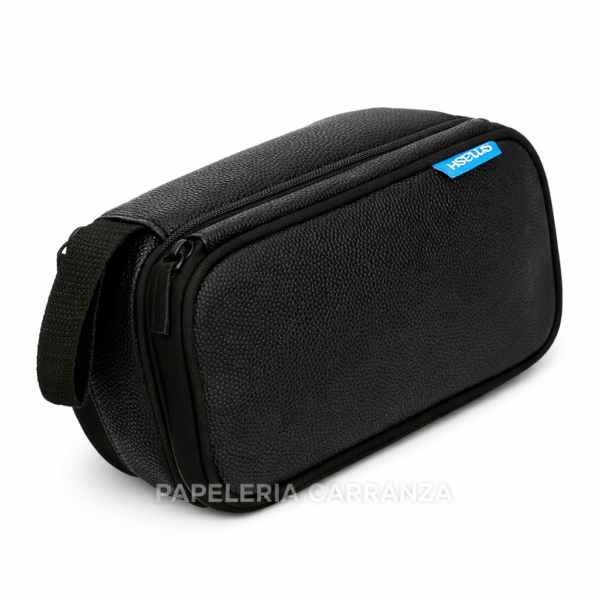 Cartucheras "NEGRA SMASH "  2 Compartimientos + organizador Reforzadas
