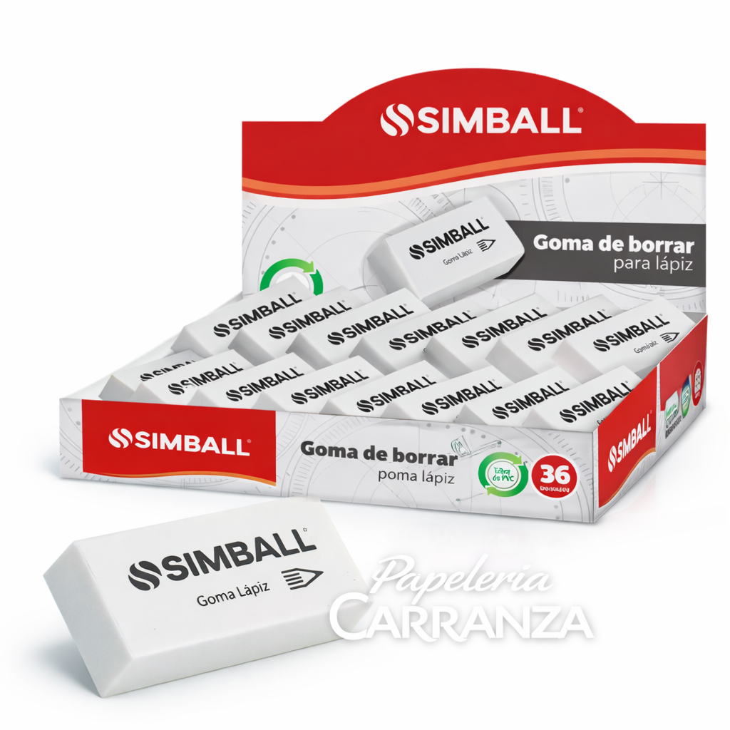 ||OFERTA EFECTIVO / TRANSFERENCIA|| Goma de Borrar Simball P/ Lapiz CAJA x 30 unidades