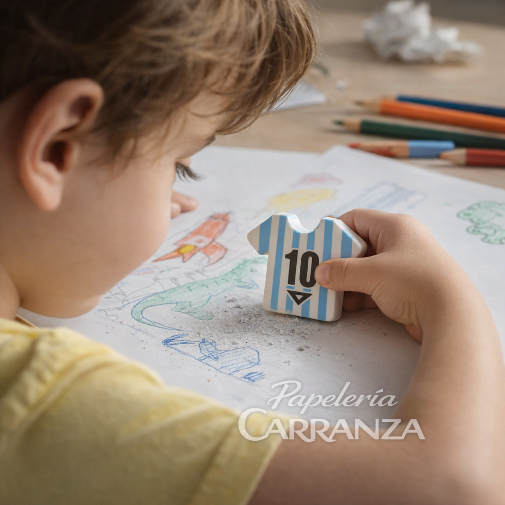 Goma de Borrar Pizzini - Camiseta de Futbol Argentina -  P/ Lapiz x unidad