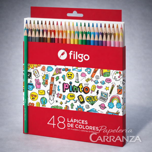 Lapices Filgo x 48 Largos Pinto
