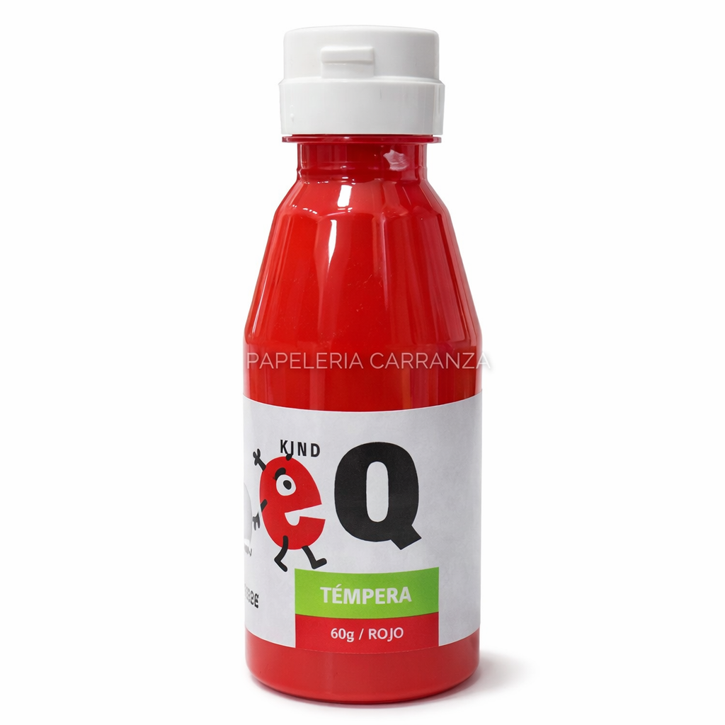 TEMPERAS EN POMO EQ KIND - ROJO - X 190 GR