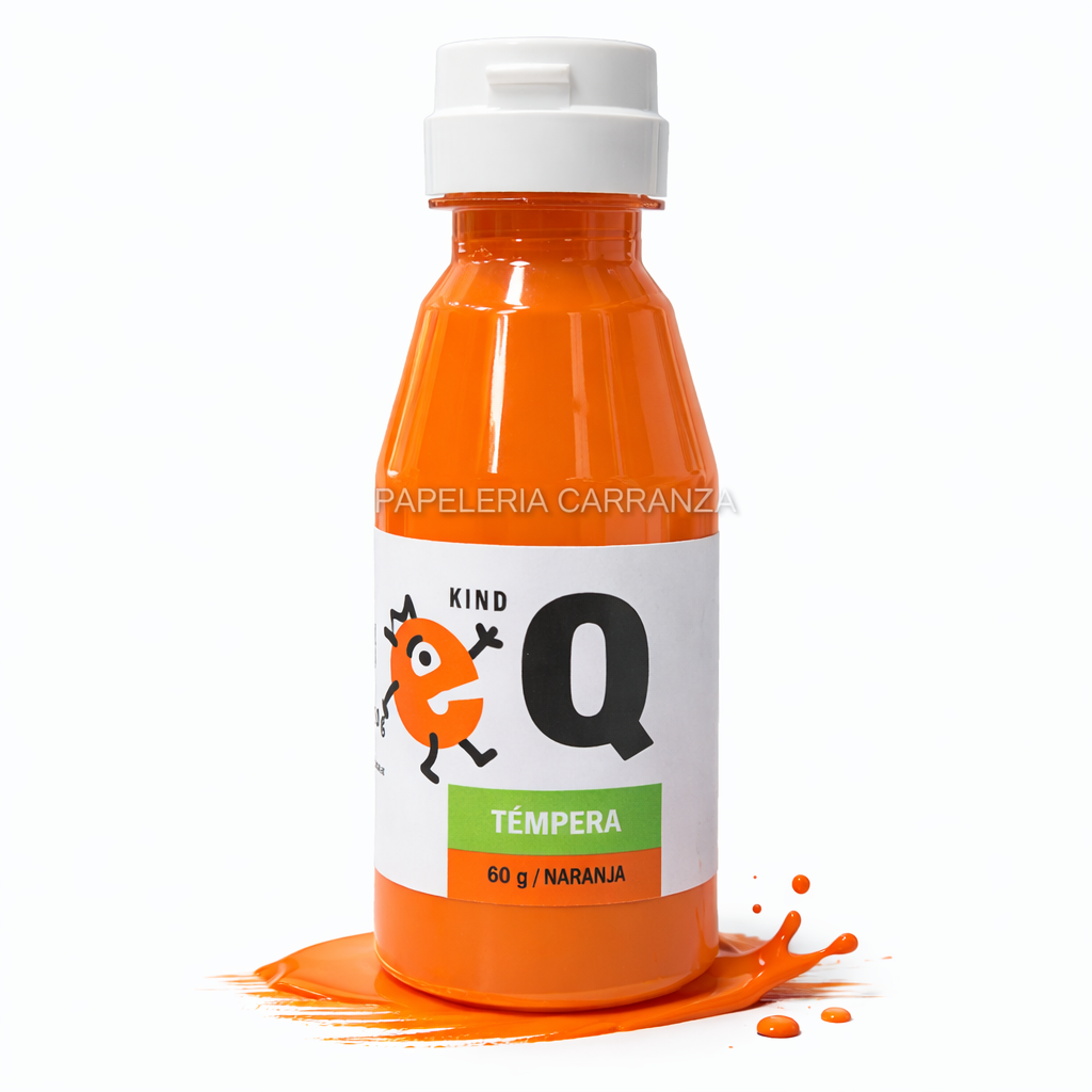 TEMPERAS EN POMO EQ KIND - NARANJA - X 190 GR