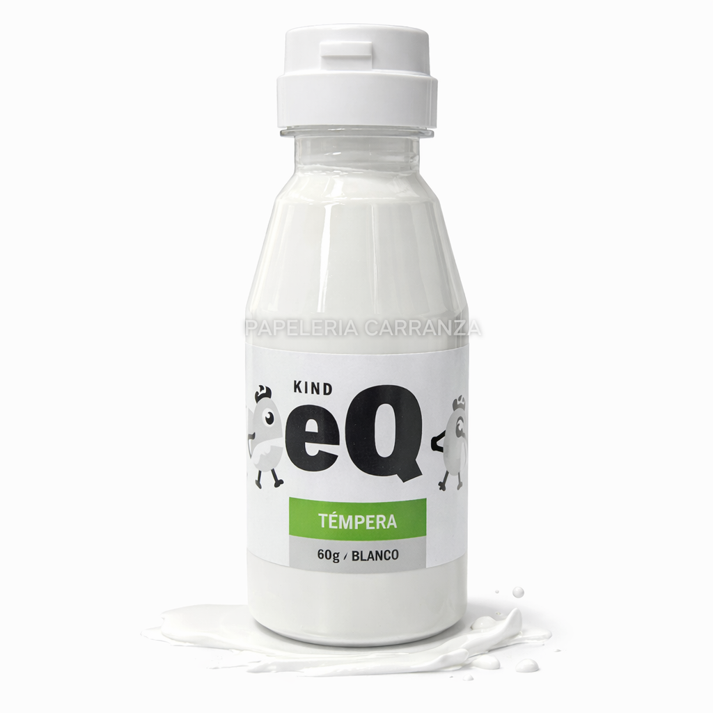 TEMPERAS EN POMO EQ KIND - BLANCO - X 190 GR